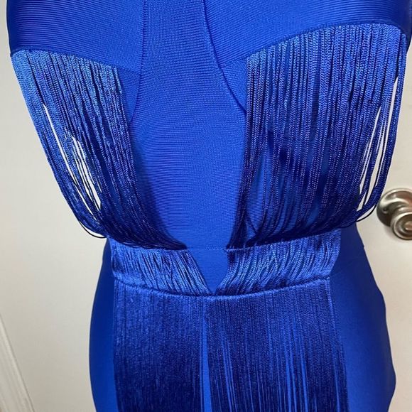 NWT Women’s Formal/ Party/ Bodycon/Strapless Blue Dress - Picture 15 of 16